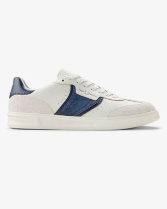 Fred Perry B4 Trainers in Wit