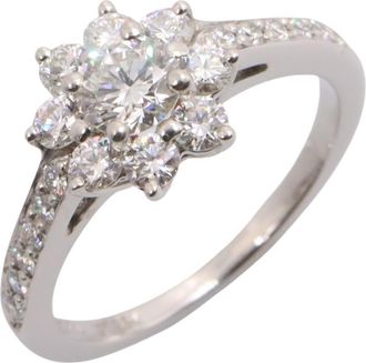 Tiffany & Co. Silver Clear Platinum 950 Band Ring (Pre-Owned)