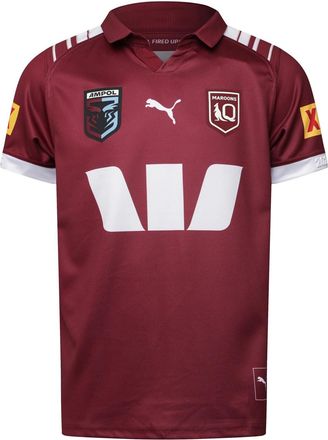 Puma Mens Queensland Maroons Home Jersey in Burgundy - Size X-Large