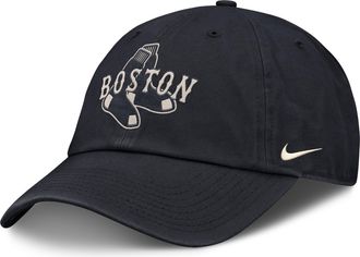 Nike Boston Red Sox Statement Club Mens Nike Mens MLB Adjustable Hat in Blue | NB014FABQ-WYM