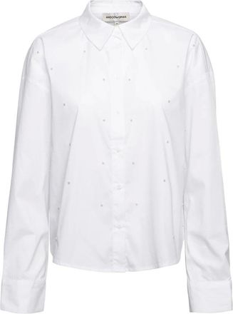 &Co Woman Overhemden, Dames, Wit, XL, Katoen, Wonne Blouse