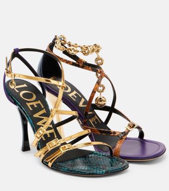 Loewe New Comic leather sandals