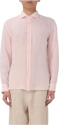 120% Lino Uomo, Magliette, Rosa, L, new