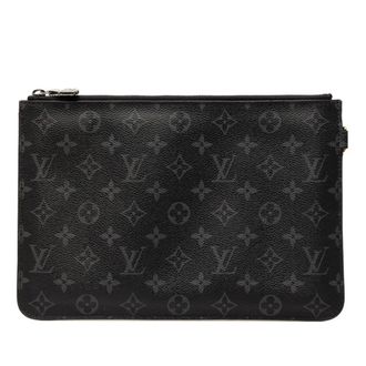Louis Vuitton Black Pvc Pouch (Pre-Owned)