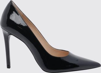 Stuart Weitzman D&eacute;collet&eacute; Power in pelle di vitello verniciata con tacco alto a spillo