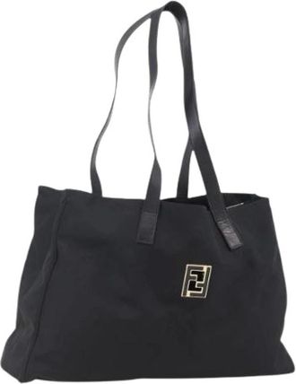 Fendi Pre-owned Tote Bags, female, Black, Size: ONE SIZE Pre-owned Vintage Tote Bag