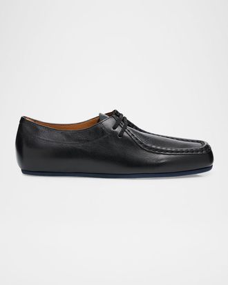 Jil Sander Leather Lace-Up Derby Shoes
