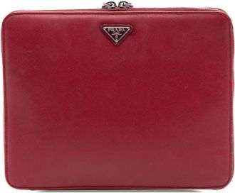 Prada Pre-owned Prada Saffiano Zip Around iPad Case Ladies QK3UOWMNQQNYQCLC