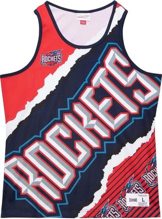 Mitchell & Ness Canotta Jumbotron 2.0 Houston Rockets girocollo - Rosso