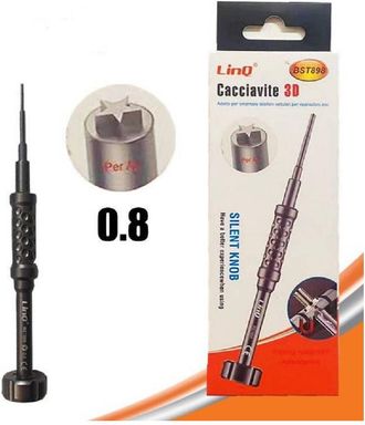 Trade Shop Trade Shop - Cacciavite Torx 3d 0.8 Professionale Riparazione Smartphone Cellulari Bst898-0.8