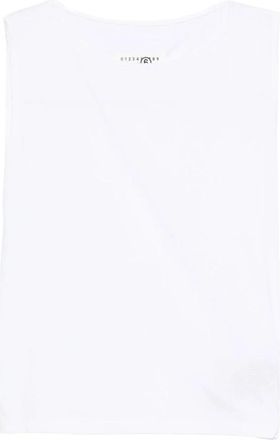 Maison Margiela Mouwloze Top - Dames - Tops zonder mouwen - Wit - M - Tops