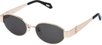 Just Cavalli Sjc 152 Zonnebril - Dames - Zonnebrillen - Geel - 54 MM - Accessoires