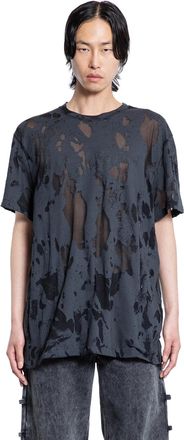 Alexander McQueen Logo Devoré T-Shirt