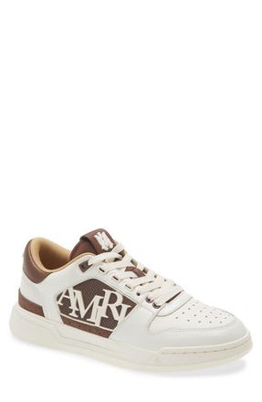 Amiri Pebbled Classic Low Top Sneaker in Tobacco at Nordstrom, Size 11Us