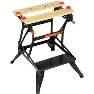 Black+Decker Wm536-xj Gran Banco De Trabajo Plegable - Superficie De Trabajo: 610 X 384 Mm - 2 Alturas - Carga M&aacute;xima: 250 Kg
