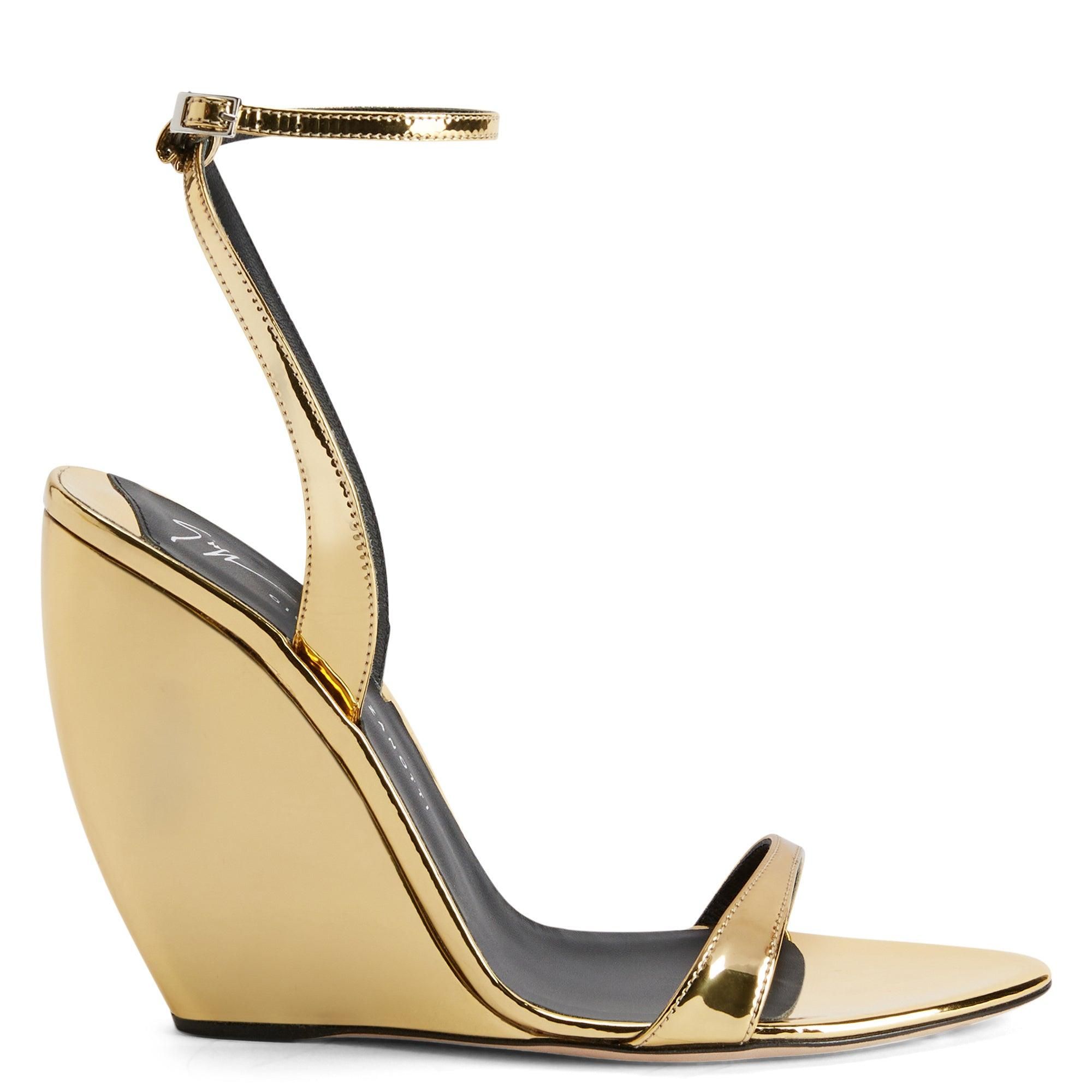 NEW GIUSEPPE ZANOTTI GOLD and SILVER MIRROR-EFFECT CUTOUT
