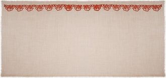 Gaynor Rechteckiger bestickter Stola Norina