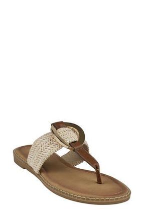 Good Choice Shoes Jovie Woven Flip Flop in Natural at Nordstrom Rack, Size 6.5