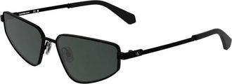 Calvin Klein Jeans Cat-eye Zonnebril - Dames - Zonnebrillen - Zwart - 57 MM - Accessoires