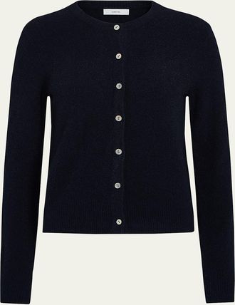 Vince Crewneck Boucl&eacute; Cardigan