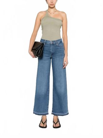 Frame Denim Le Slim Palazzo Wide Leg Jeans In Jetty