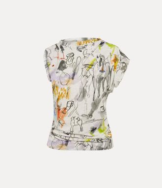 Vivienne Westwood Hebo Top Viscose / Elastane Wonderland XS Women