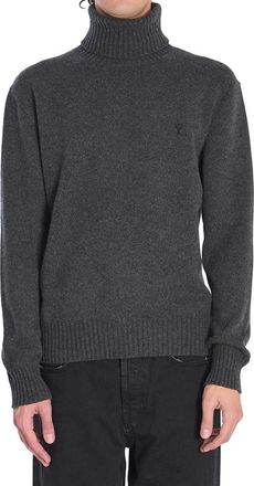 Ami Dark Grey Knitted Sweater