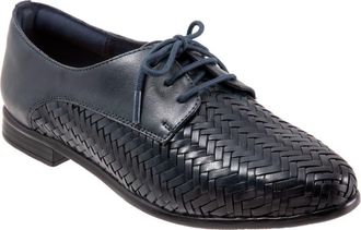 Trotters Lizzie Derby Flat in Navy at Nordstrom, Size 10.5