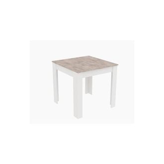 OEM Tavolo Fisso 110x80xh75cm Cemento/bianco