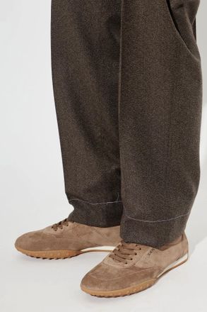 Tod's Leather Sports Shoes, Mens, Brown