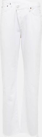 A Gold E Criss Cross high-rise straight jeans