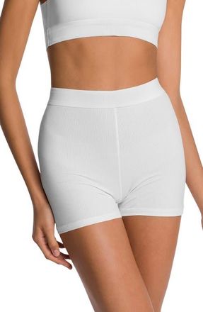 Wolford Beauty Bike Shorts in 104 Pearl at Nordstrom, Size Large