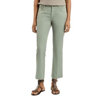 Fay Cropped Trousers, female, Green, Size: W29 5 Pockets Trousers