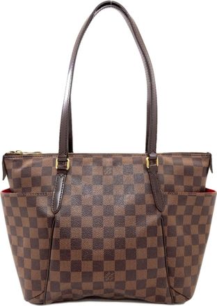 Louis Vuitton Damier Canvas Ebene Damier Canvas Tote Bag (Pre-Owned)