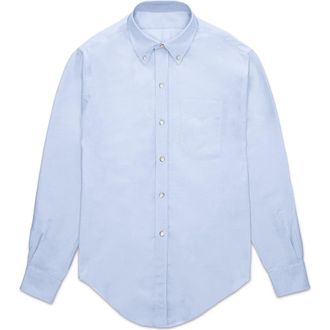 Fortela King Oxford Shirt in Blue at Nordstrom, Size Xx-Large Eu