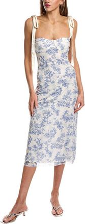 Free People Printed Got Glam Slip Dress