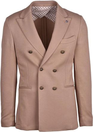 Barbati Double-breasted Jacket Viscose - Beige