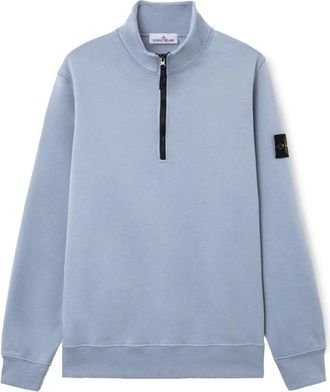 Stone Island S0051 1/4 ZIP SWEATSHIRT Size: XXL, colour: NAVY