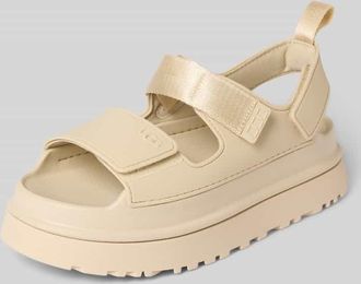 UGG Sandalette mit Plateausohle Modell GOLDENGLOW in Offwhite, Gr&ouml;&szlig;e 36
