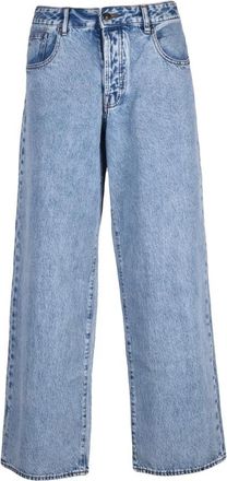 A|X Armani Exchange Baggy Jeans - Heren - Loose Fit Jeans - Blauw - W36 - Katoen - Jeans