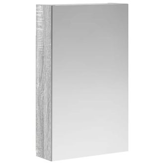 vidaXL Armario Con Espejo De Ba&ntilde;o Gris Sonoma 30 X 10,5 X 50 Cm Vidaxl