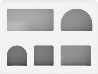 vidaXL Aparador 80.5 X 35 X 59 Cm Madera De Ingenier&iacute;a Vidaxl