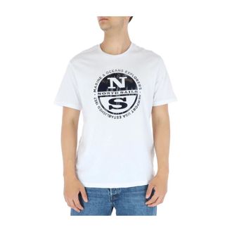 North Sails White Print Short Sleeve T-shirt