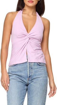 L*Space Callie Halter Cover-Up Top in Light Iris at Nordstrom Rack, Size X-Large