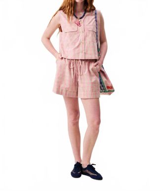 FRNCH Luminous Shorts In Rose