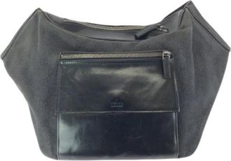 Gucci Pre-owned GG Canvas Leren Heuptas - Heren - Vintage Heuptassen - Zwart - ONE Size - Leer - Vintage