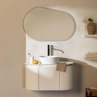 Sklum Conjunto De Muebles De Ba&ntilde;o En Madera Carsone Sklum