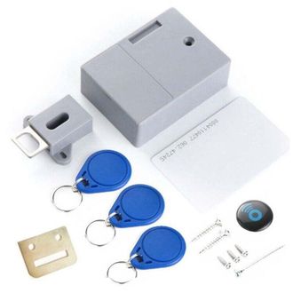 OEM Cerradura Inteligente Para Armarios, No Requiere Taladrar, Incluye 3 Llaveros Y 1 Tarjeta, Cerradura Invisible, Apertura Electr&oacute;nica Rfid Para Saunas,