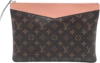 Louis Vuitton Pre-owned Clutches, female, Brown, Size: ONE SIZE Pre-owned The Daily Pouch