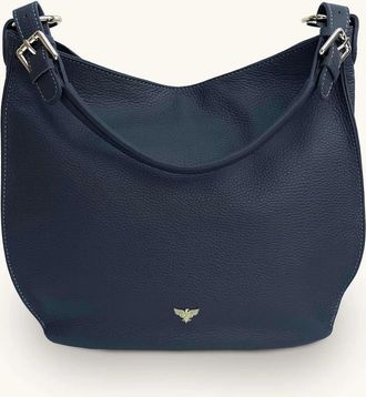 Apatchy London The Harriet Navy Leather Bag